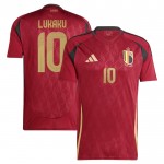 Günstige Fußballtrikots Belgien Lukaku 10 Heimtrikot EURO 2024 Kurzarm